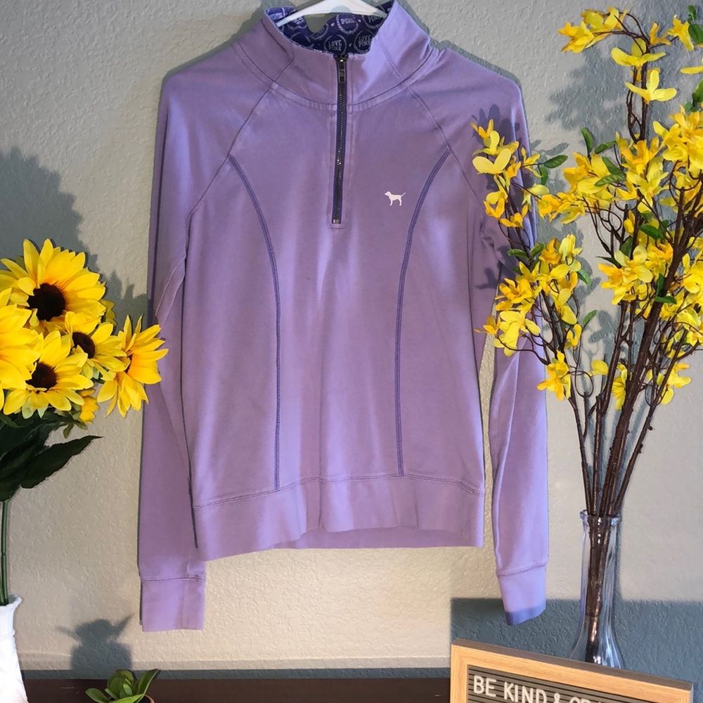 Pink Quarter Zip